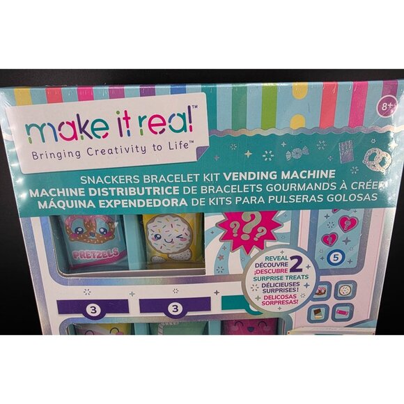 Make It Real Snackers Bracelet Vending Machine Creative Jewelry Making Toy - Picture 2 of 8